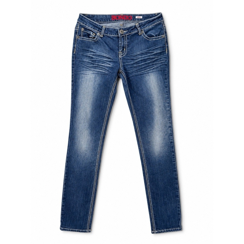 BONGO Jeans Juniors Size 11 Low Rise Skinny Dark Wash Stretch Y2K Women's